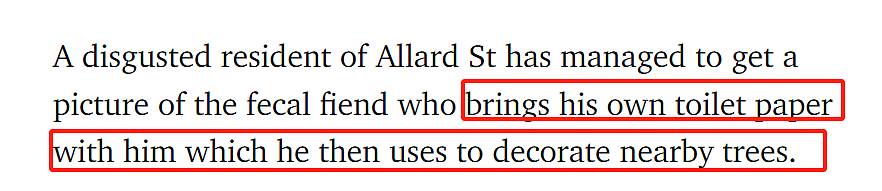 吃饭时别看！墨尔本神秘男跑到别人家门前拉屎，还拉了6次！拉完居然还…（组图） - 3