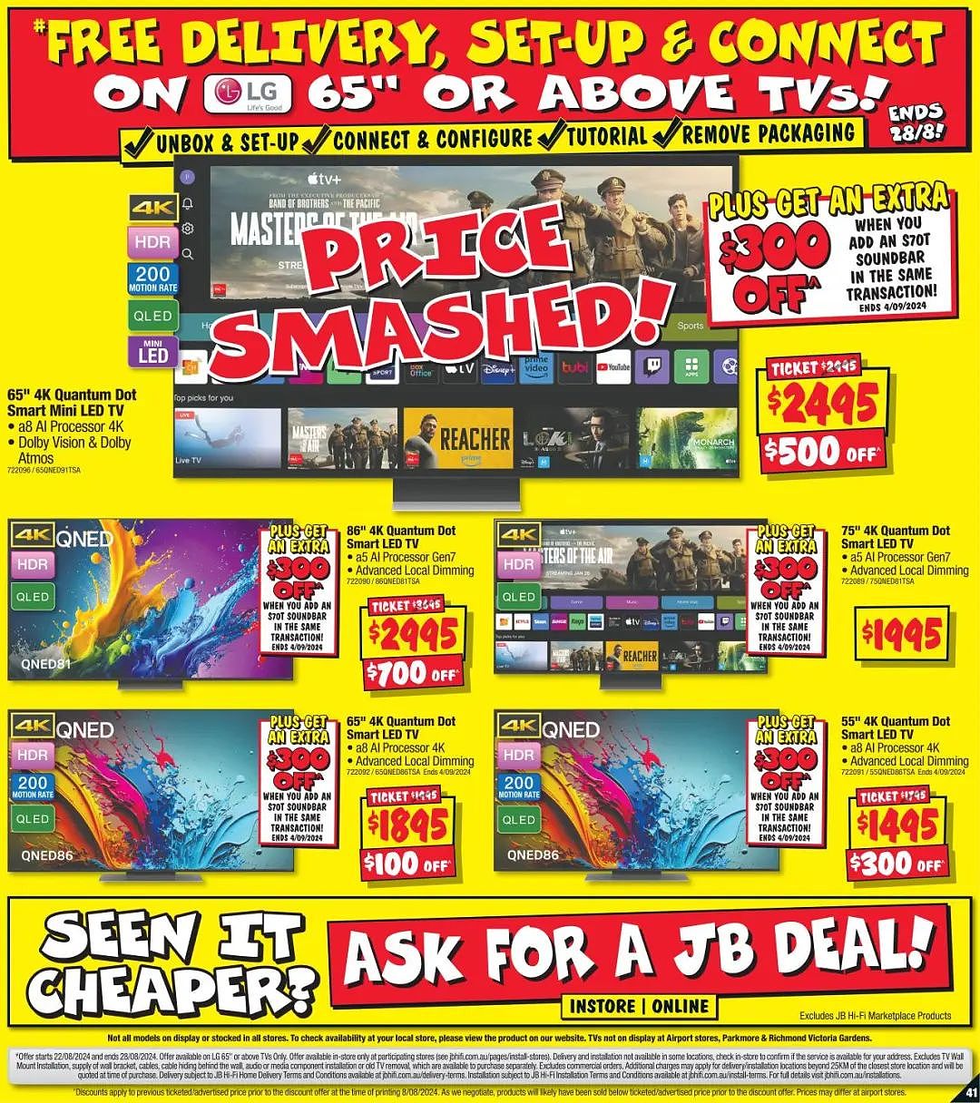 JB Hi-Fi 折扣 | SONY无线蓝牙耳机$379，sunbeam咖啡机$179（组图） - 41