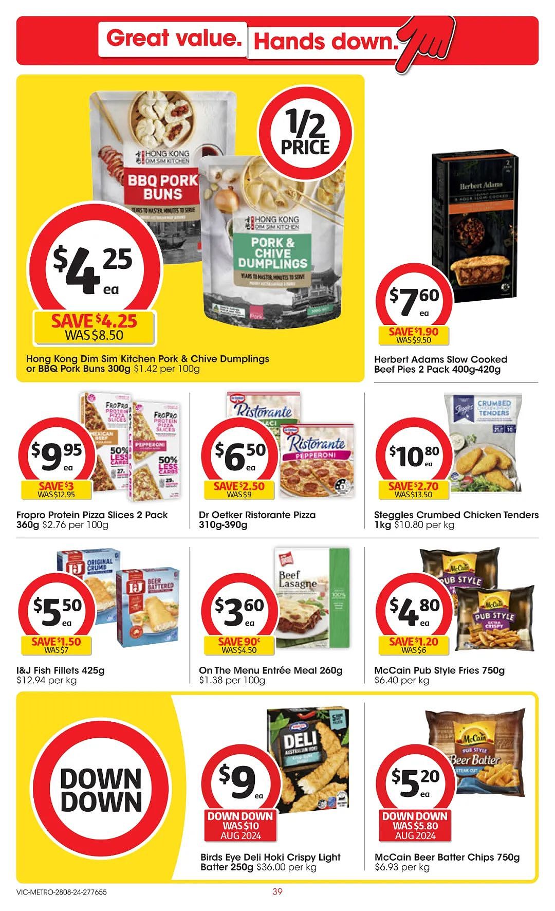 Coles Woolworths  8月28日-9月3日打折，猪肉包、猪肉饺半价（组图） - 39