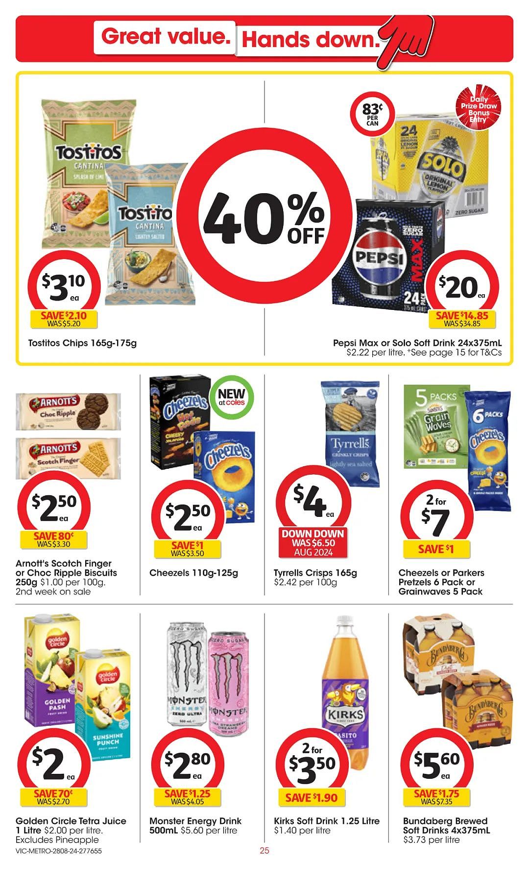 Coles Woolworths  8月28日-9月3日打折，猪肉包、猪肉饺半价（组图） - 25