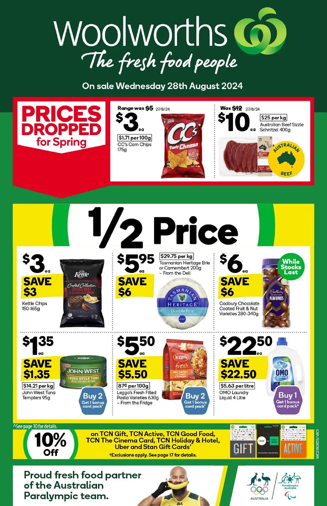 Coles Woolworths  8月28日-9月3日打折，猪肉包、猪肉饺半价（组图） - 56