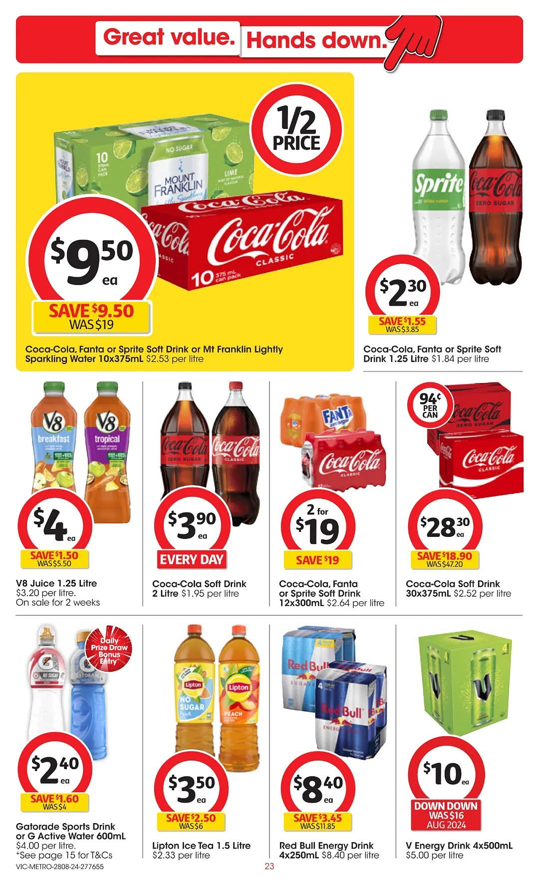 Coles Woolworths  8月28日-9月3日打折，猪肉包、猪肉饺半价（组图） - 23