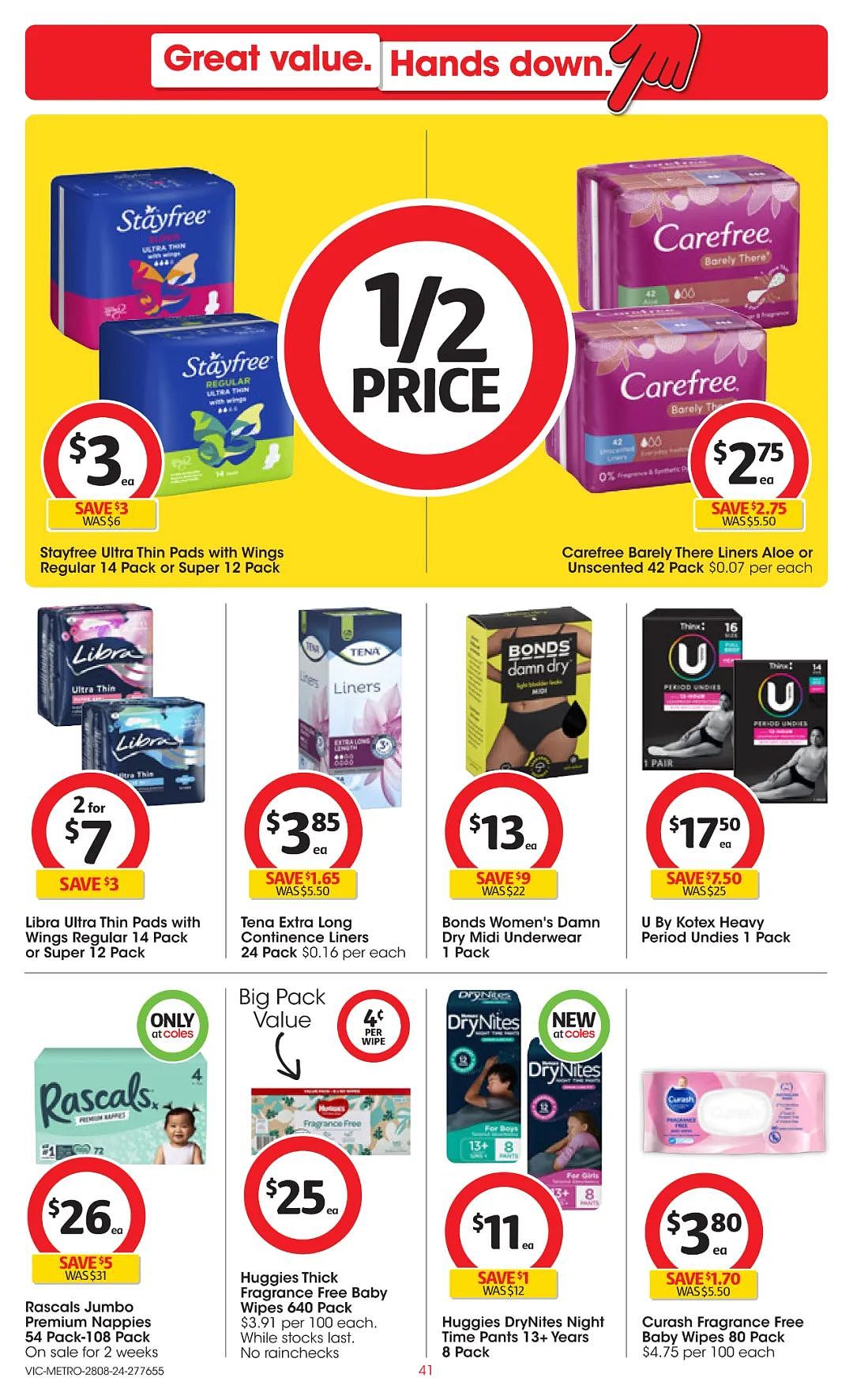 Coles Woolworths  8月28日-9月3日打折，猪肉包、猪肉饺半价（组图） - 41