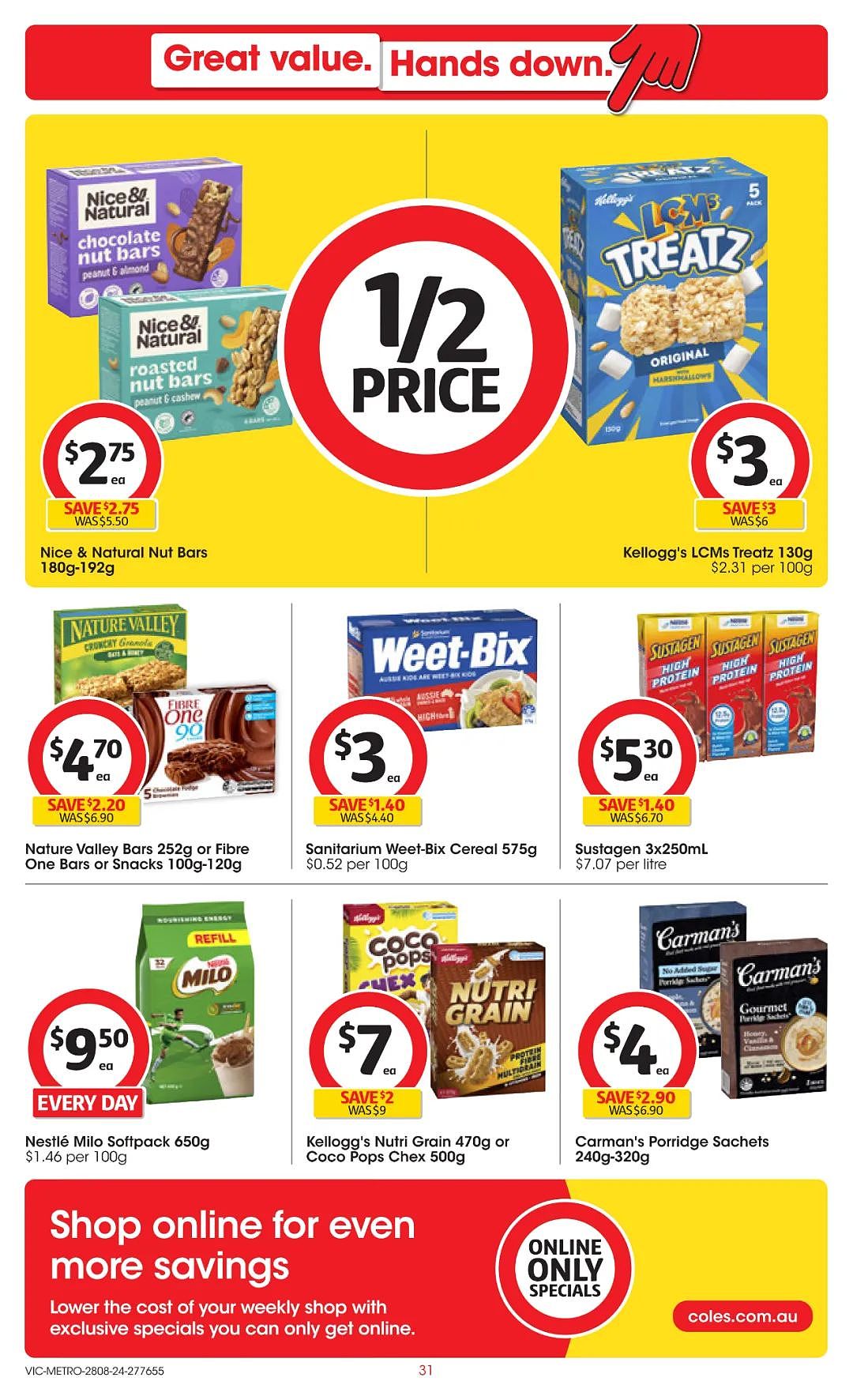 Coles Woolworths  8月28日-9月3日打折，猪肉包、猪肉饺半价（组图） - 31