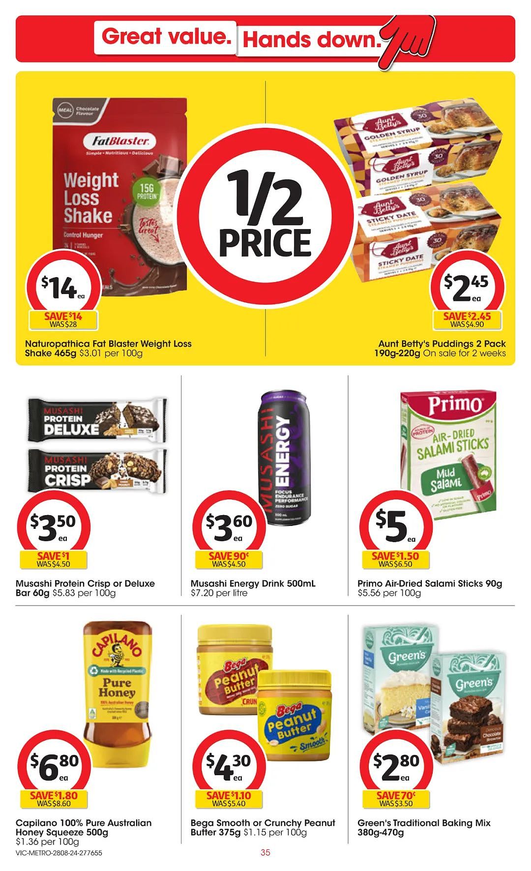 Coles Woolworths  8月28日-9月3日打折，猪肉包、猪肉饺半价（组图） - 35