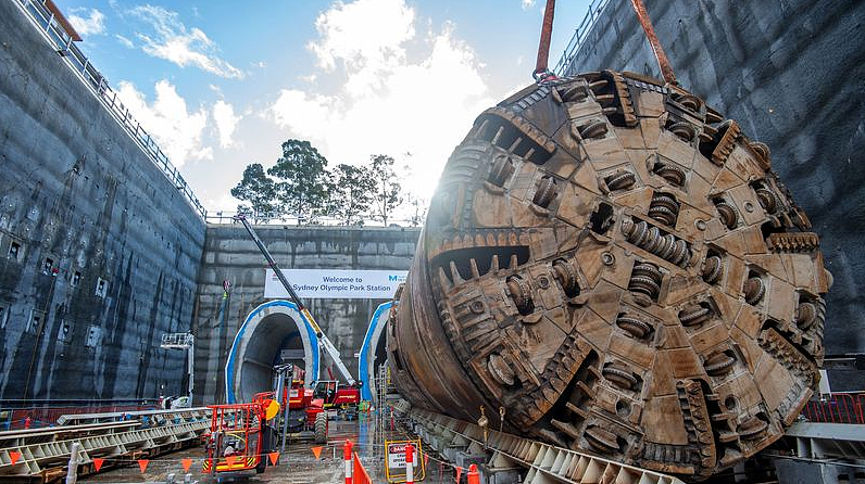 悉尼Metro West项目取得重大进展：隧道掘进机抵达Sydney Olympic Park（组图） - 2