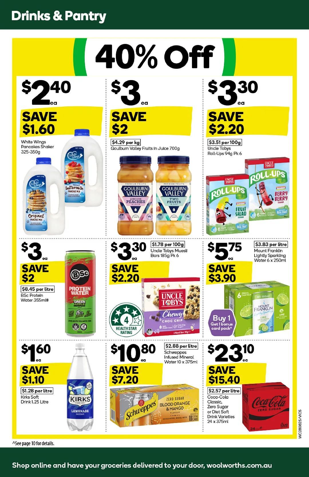 Coles Woolworths  8月28日-9月3日打折，猪肉包、猪肉饺半价（组图） - 60