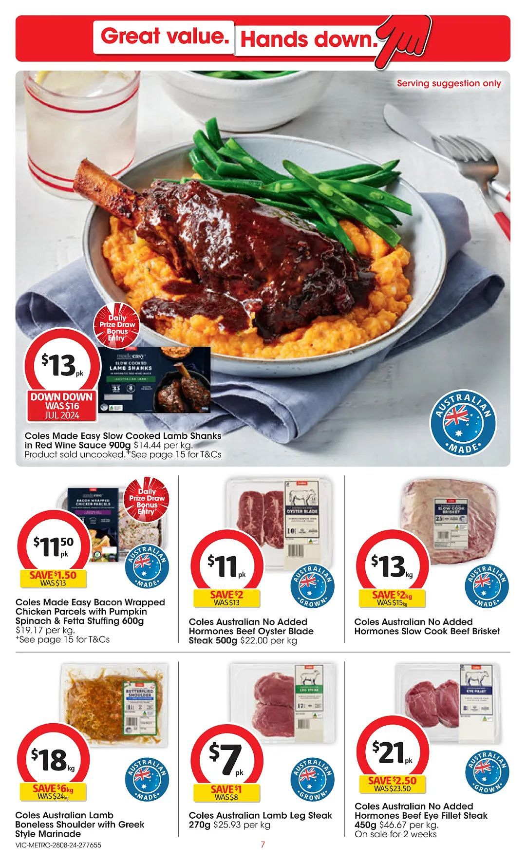 Coles Woolworths  8月28日-9月3日打折，猪肉包、猪肉饺半价（组图） - 7