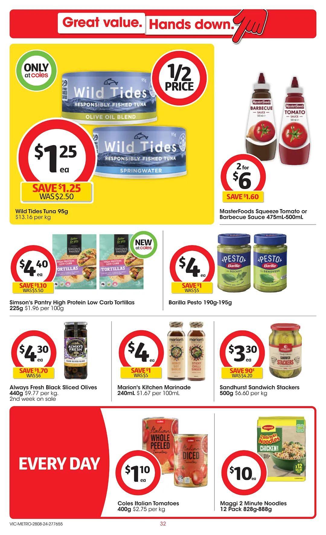 Coles Woolworths  8月28日-9月3日打折，猪肉包、猪肉饺半价（组图） - 32