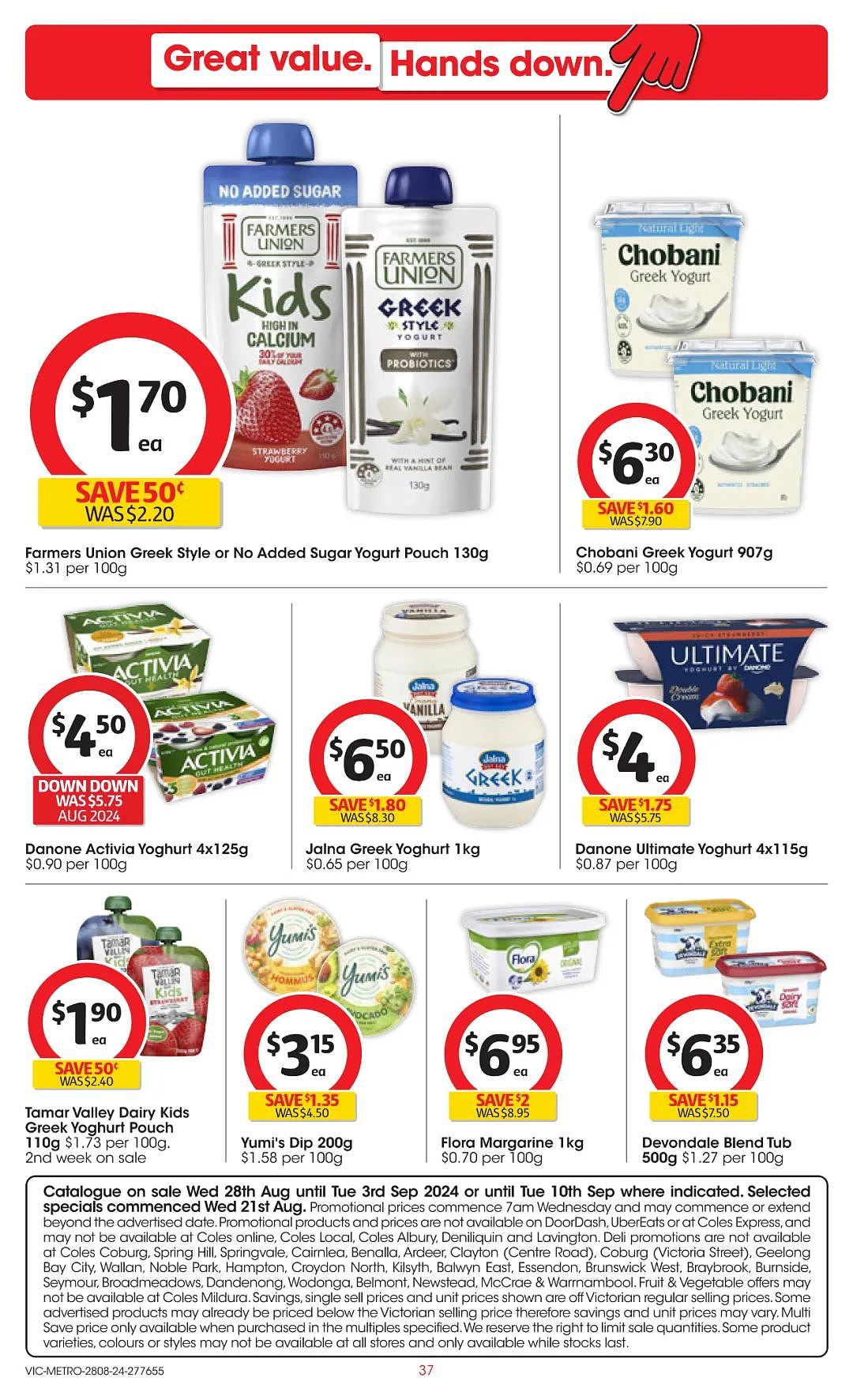 Coles Woolworths  8月28日-9月3日打折，猪肉包、猪肉饺半价（组图） - 37