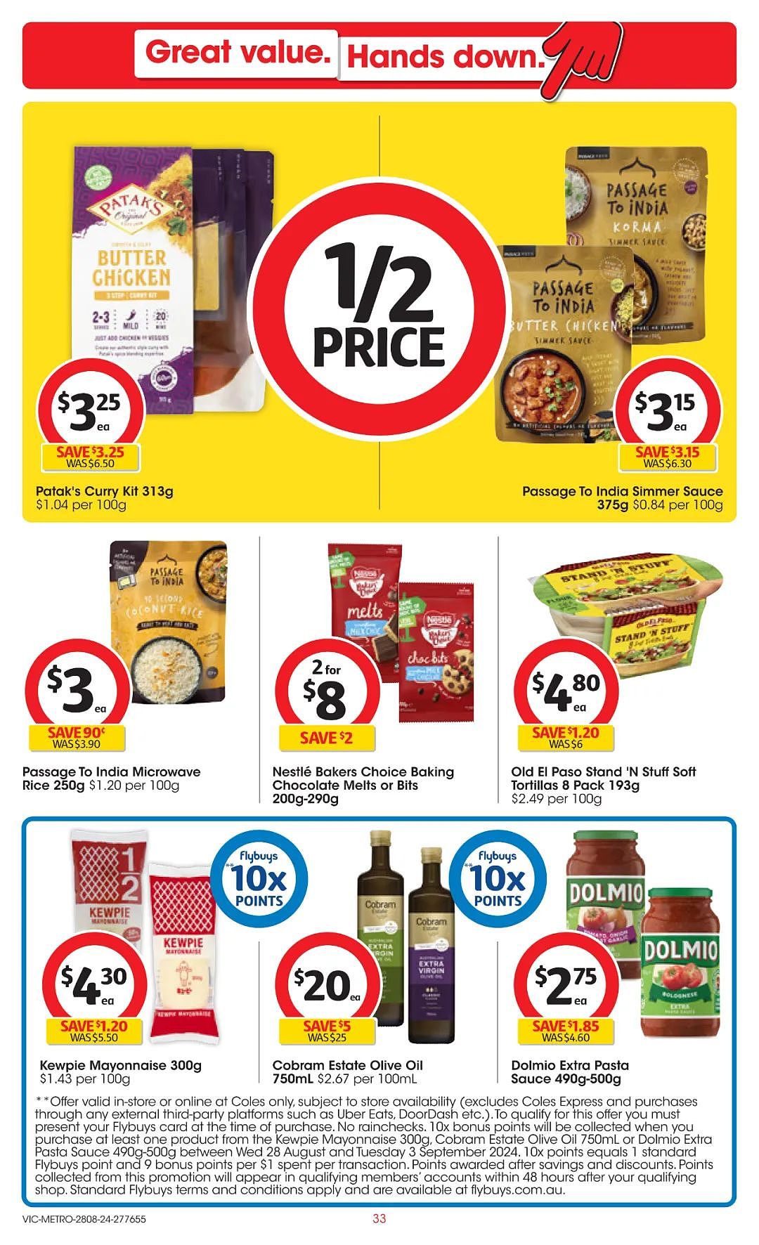 Coles Woolworths  8月28日-9月3日打折，猪肉包、猪肉饺半价（组图） - 33