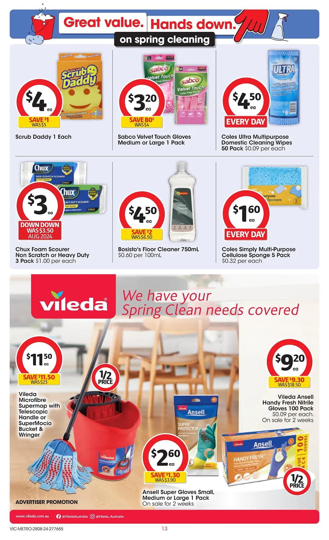 Coles Woolworths  8月28日-9月3日打折，猪肉包、猪肉饺半价（组图） - 13