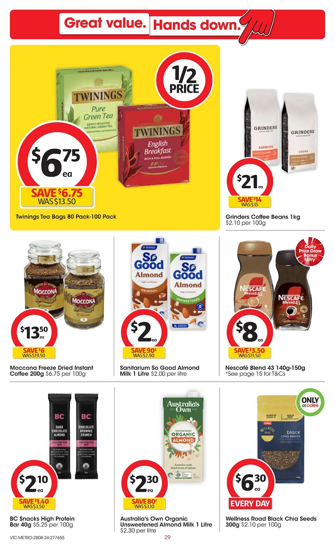 Coles Woolworths  8月28日-9月3日打折，猪肉包、猪肉饺半价（组图） - 29