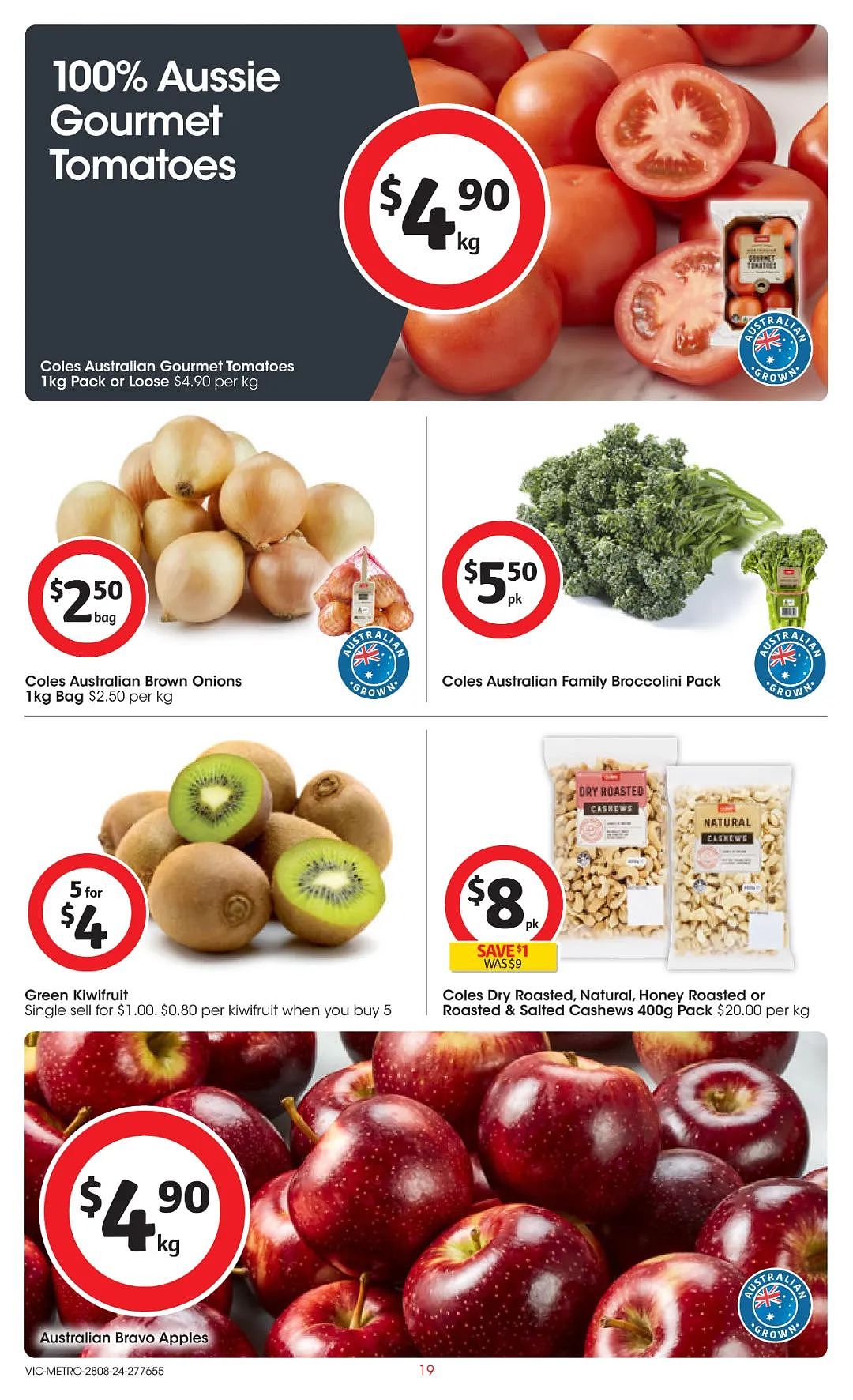 Coles Woolworths  8月28日-9月3日打折，猪肉包、猪肉饺半价（组图） - 19