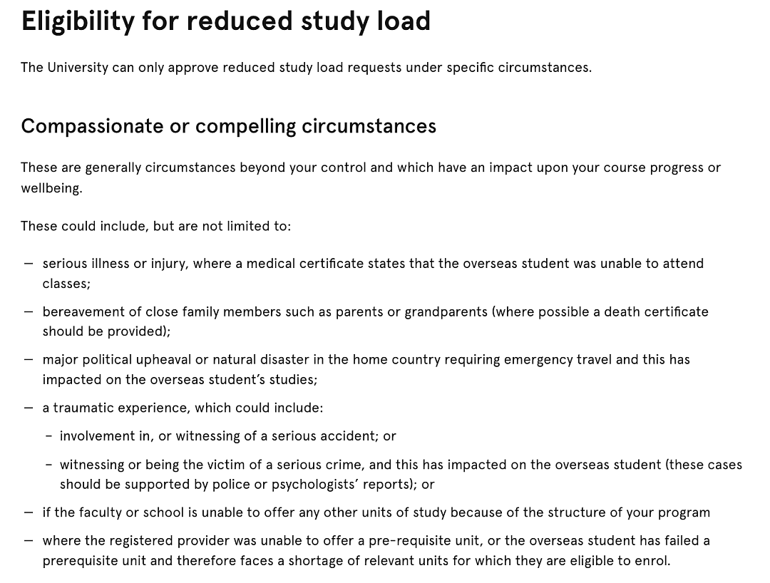 悉大24S2学习压力太大？学术减负Reduce Study Load申请攻略你值得拥有，和没苦硬吃say NO！（组图） - 6