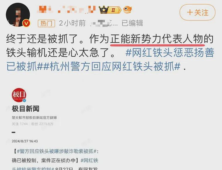 网红铁头被抓！“爱国心”被赞助？他是被下套了？（组图） - 4