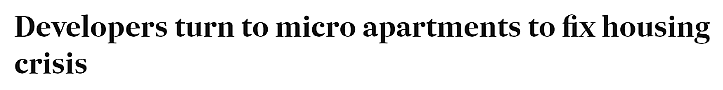 蜗居潮来袭？开发商筹资$5亿在澳建25平米“微型公寓”（组图） - 2