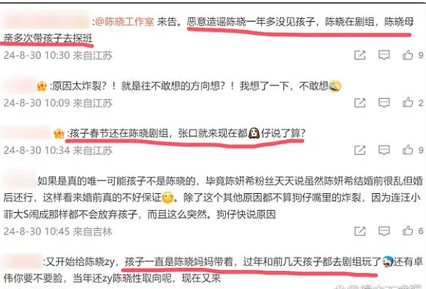 又上热搜了！陈晓已经放弃陈妍希和孩子？卓伟称原因很炸裂（组图） - 20