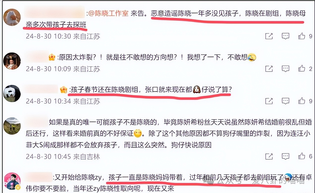 卓伟老了，刚曝光说陈晓连孩子都不要了，就被对方粉丝光速打脸（组图） - 11