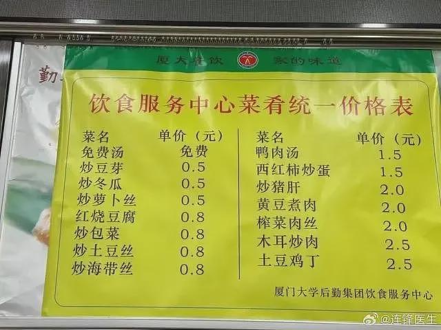 清华大学食堂里1块钱一碗的白菜粉丝汤火了（组图） - 2