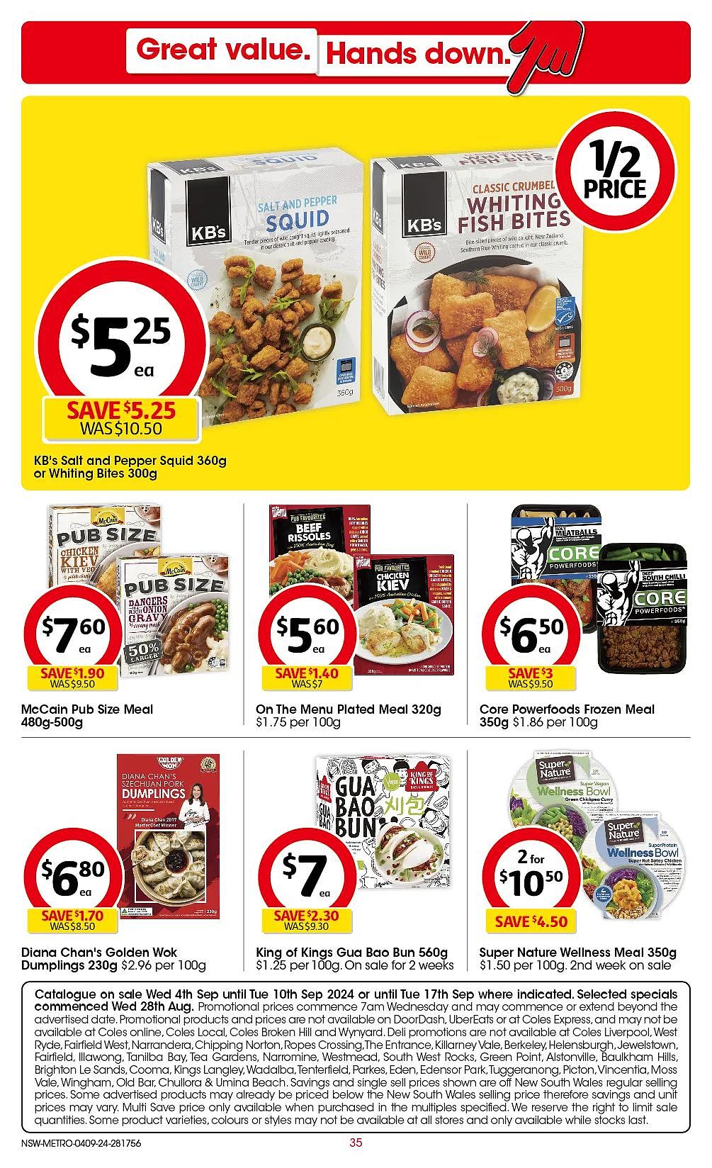 9月4日开始！Woolworths，Coles 半价商品出炉！香蕉虾买起来~（组图） - 67