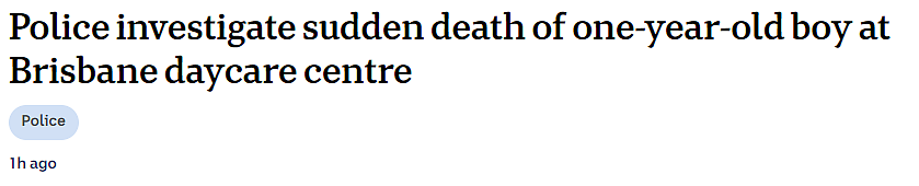 “我的天塌了！”曝布里斯班华裔幼童托儿所内蹊跷去世，宝妈痛不欲生！网友质疑园方存责，警方开始调查（组图） - 3