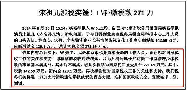 卓伟曝宋祖儿涉税内幕！举报人系母亲男友的亲戚，其母还是小三（组图） - 15