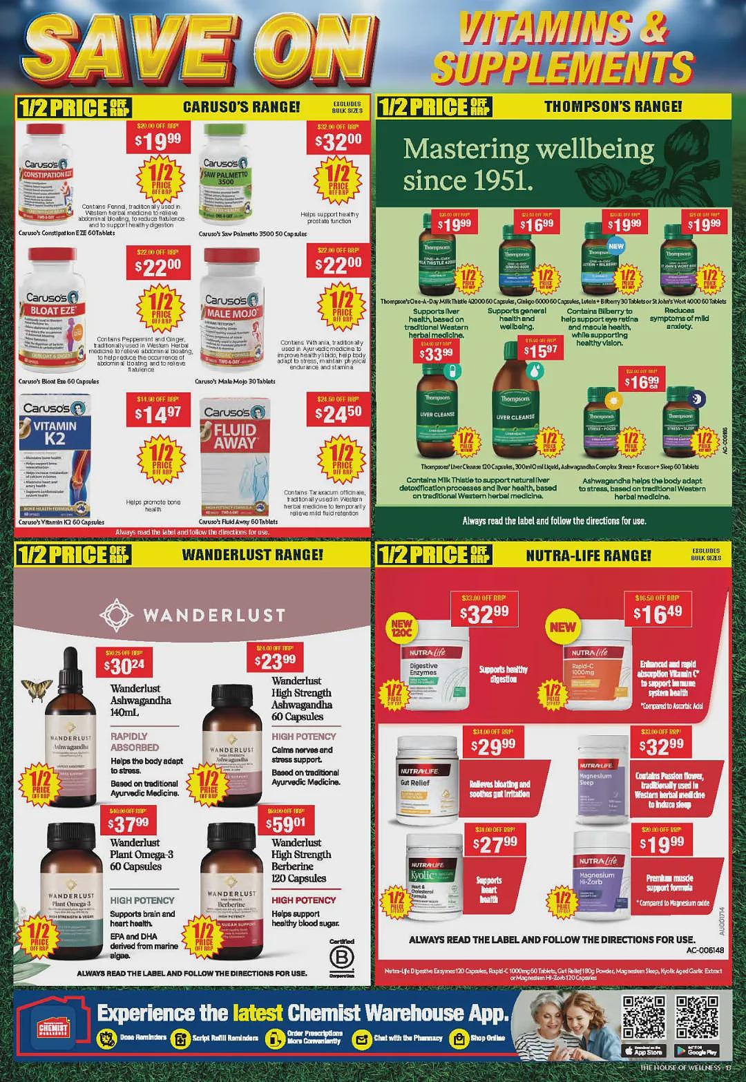 大量半价那种！【Chemist Warehouse】药店 9月5日至29日优惠目录（组图） - 11