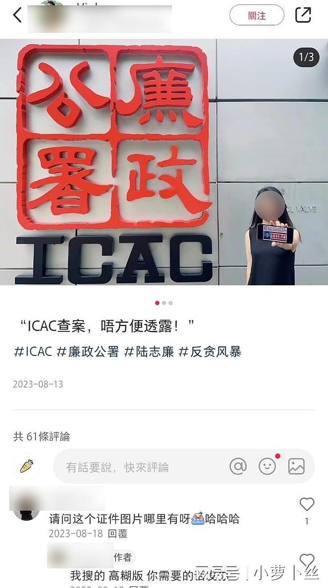 内地女网红香港打卡惹祸：冒充廉政公署人员或入狱1年、伪造公文可判14年（组图） - 7