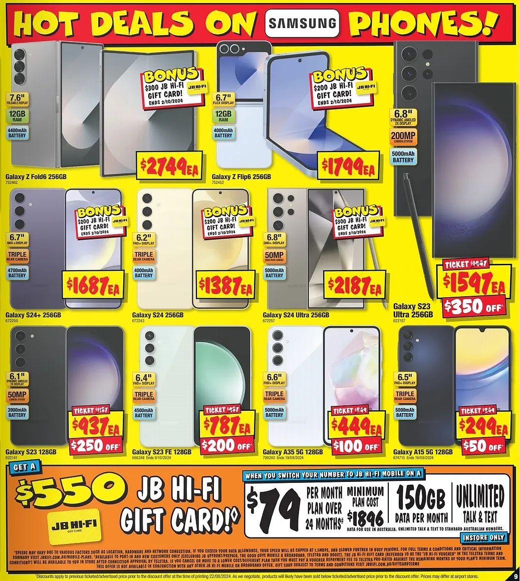 JB Hi-Fi 折扣 | 戴森v8直降$252，Galaxy Watch6 仅$299（组图） - 9