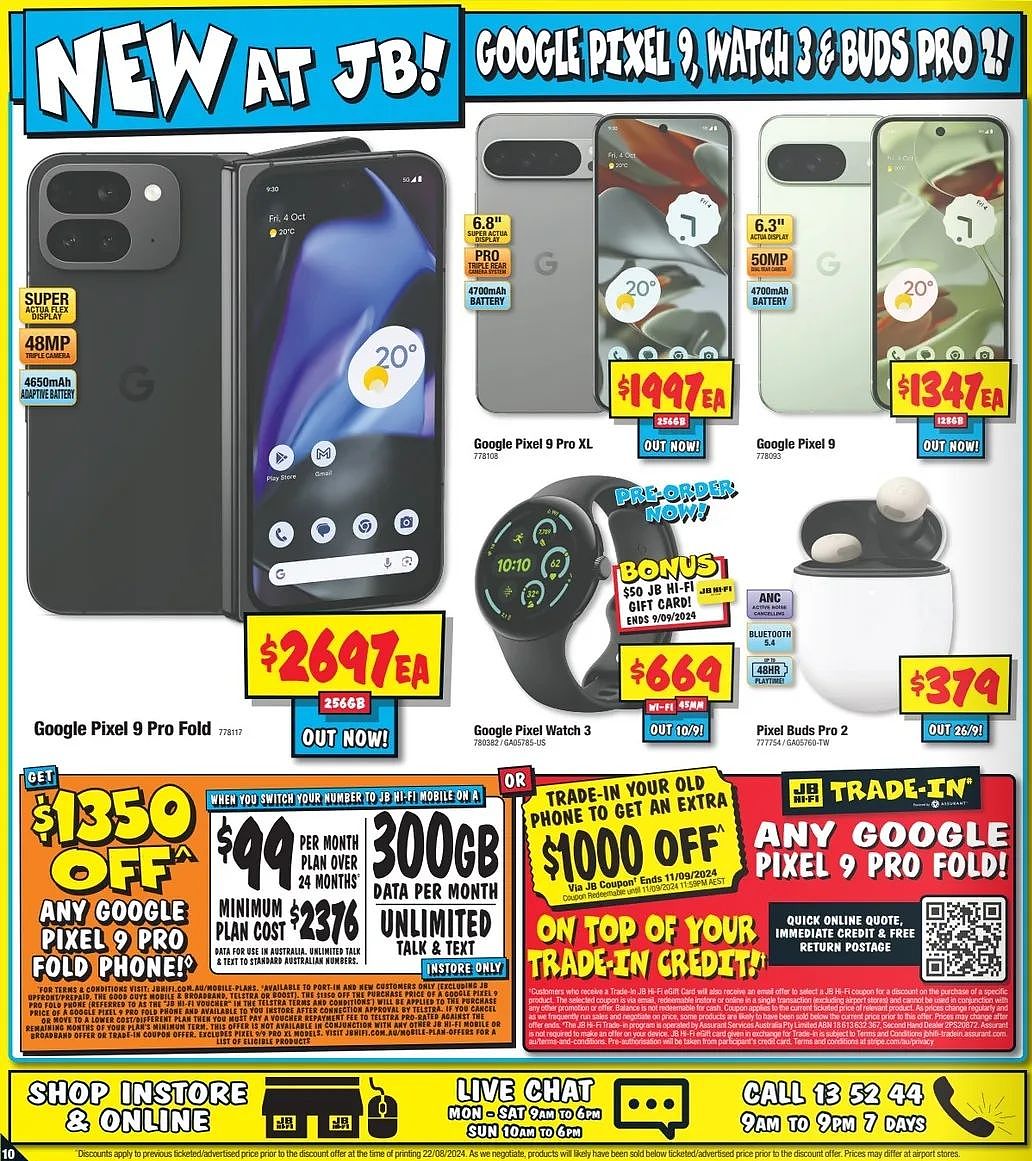 JB Hi-Fi 折扣 | 戴森v8直降$252，Galaxy Watch6 仅$299（组图） - 10