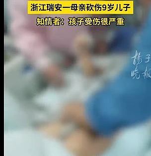 浙江妈妈砍杀9岁亲儿子和男人有关？看完过程全网愤怒又心碎（组图） - 1