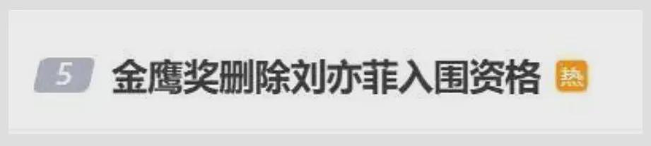 刘亦菲金鹰奖入围资格被取消！美国国籍再成焦点!组委会回应（组图） - 1