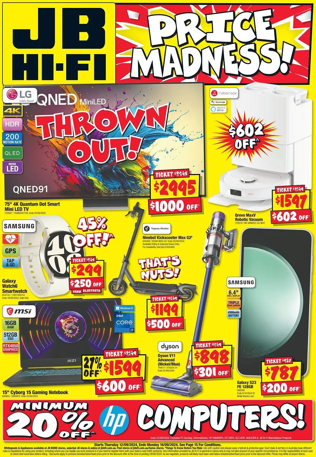 JB Hi-Fi 折扣 | 三星Watch6直降$250，戴森v11直降$301（组图） - 1