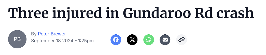 美联储降息50个基点，澳元大反击！华人在Bel Westfield银行门口被抢，Gundaroo Rd突发严重车祸（组图） - 6