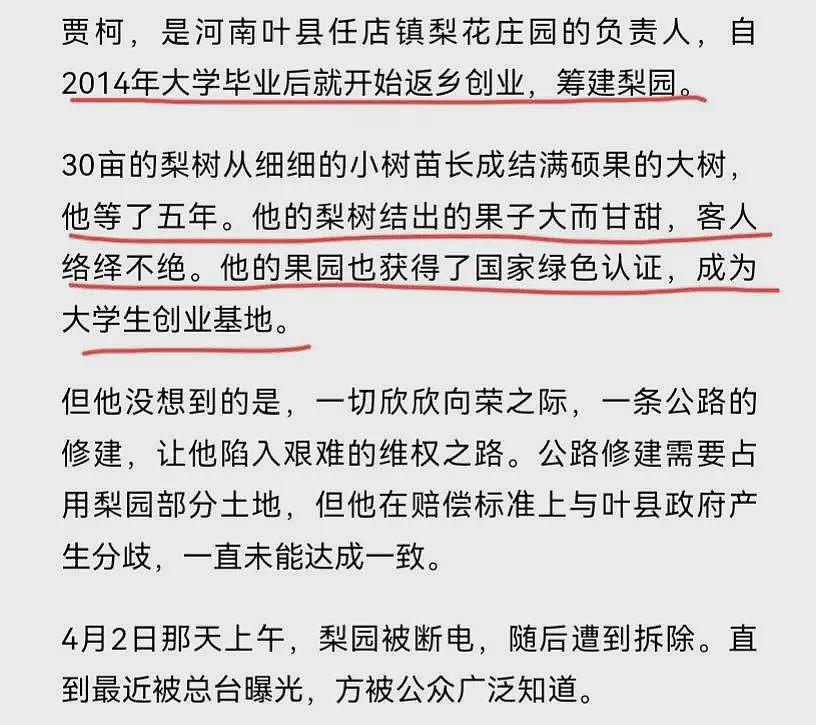 叶县果园强拆后续，各方开始甩锅，县书记表态，果园园主再曝内情（组图） - 8