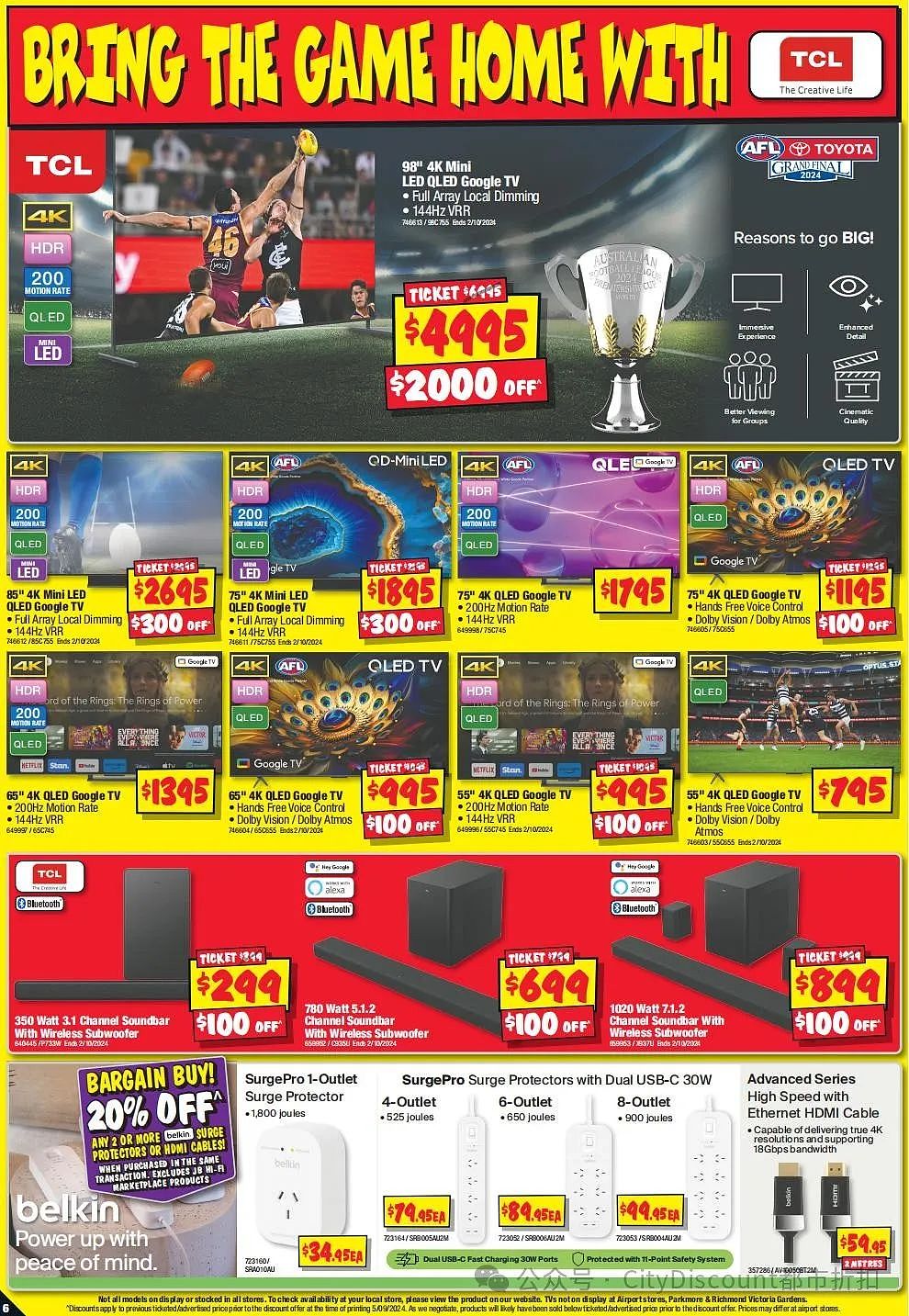 迎接下周六Grand Final！【JB Hi-Fi】最新一期优惠目录（组图） - 6