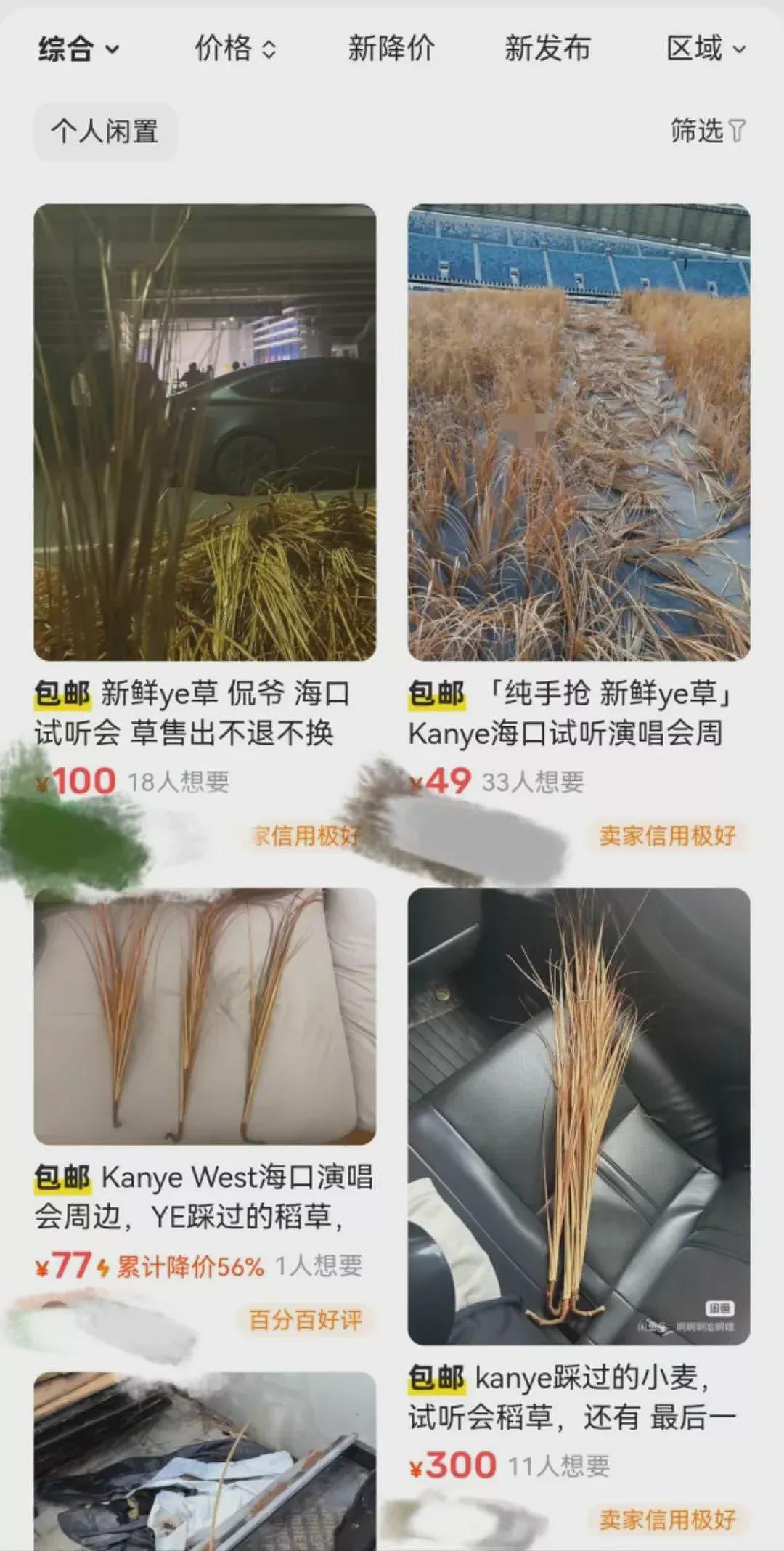 侃爷踩过的小麦一株卖300，工作人员：是塑料喷漆的（组图） - 2