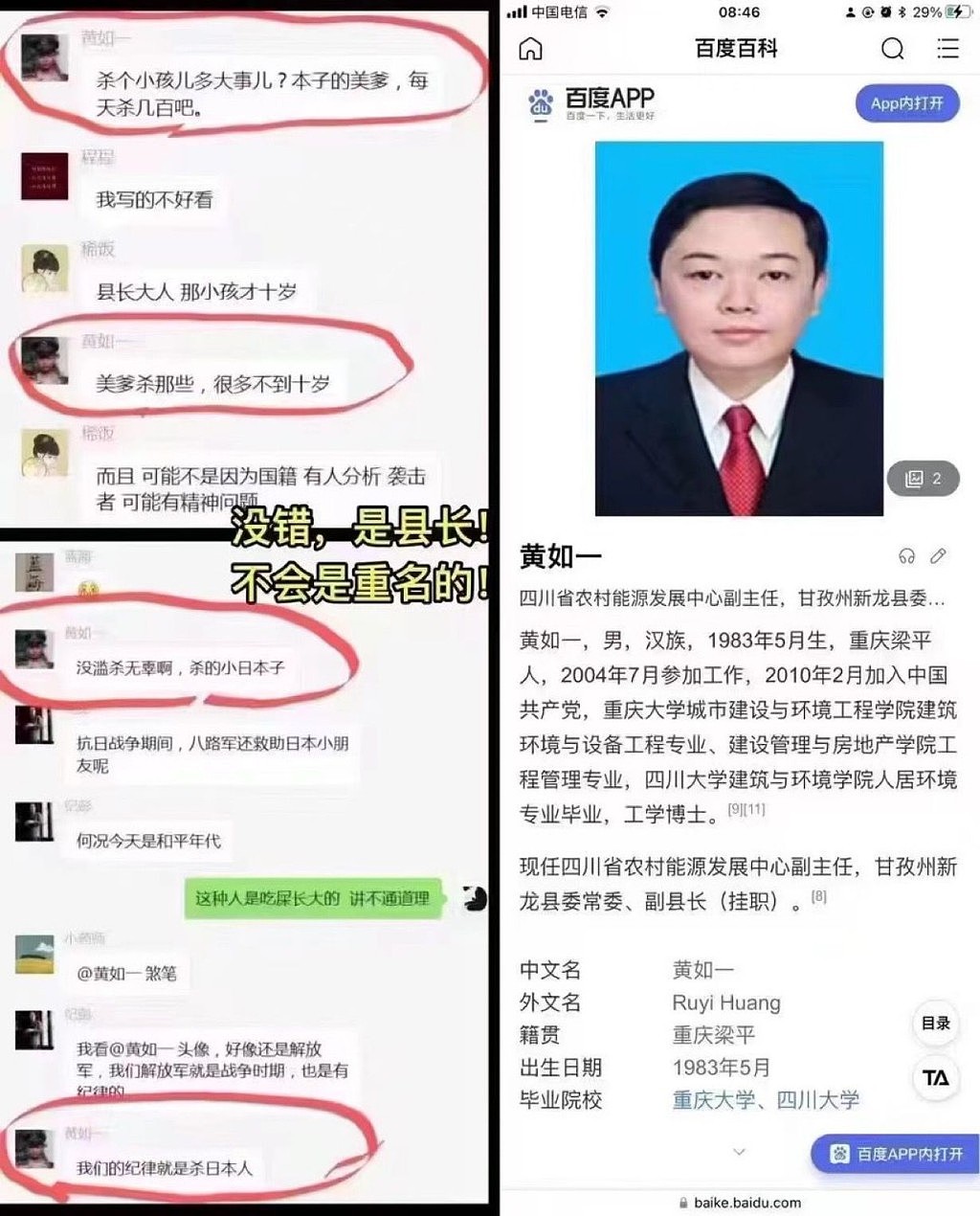 深圳日童被袭：“杀个小孩儿多大事儿？”四川副县长疑宣扬仇恨言论被查（组图） - 7