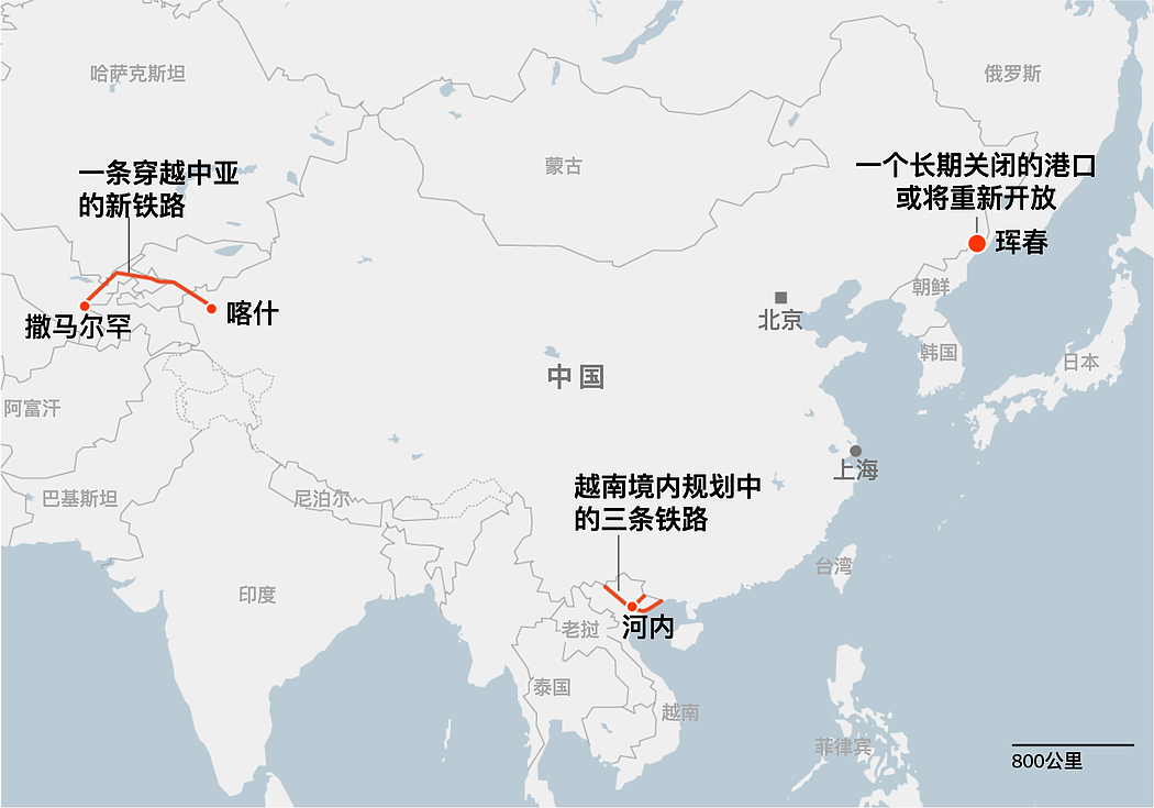 从铁路到港口，中国欲加强亚洲贸易枢纽地位（组图） - 2