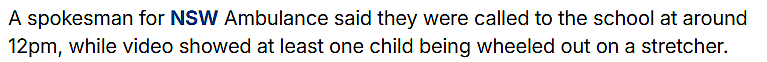 悉尼一所小学出大事了！多名学生紧急送医（组图） - 6