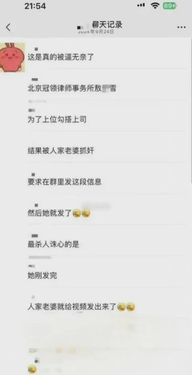 上海一女律师自曝知三当三出轨上司，尺度太大辣眼睛，疑似被原配抓奸（组图） - 4