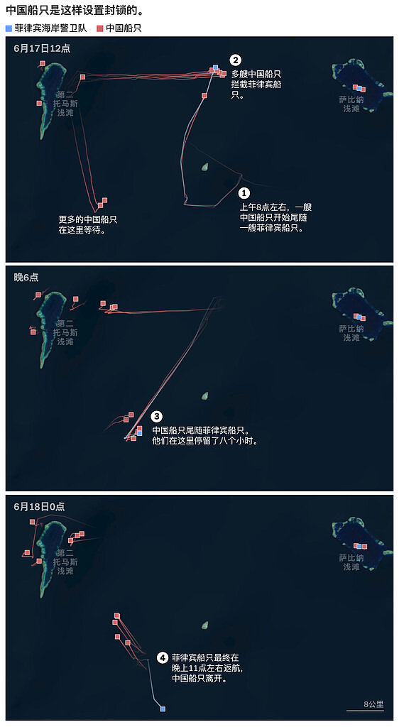 危险碰撞、强力水炮：中国如何在南海与菲律宾对峙（组图） - 6