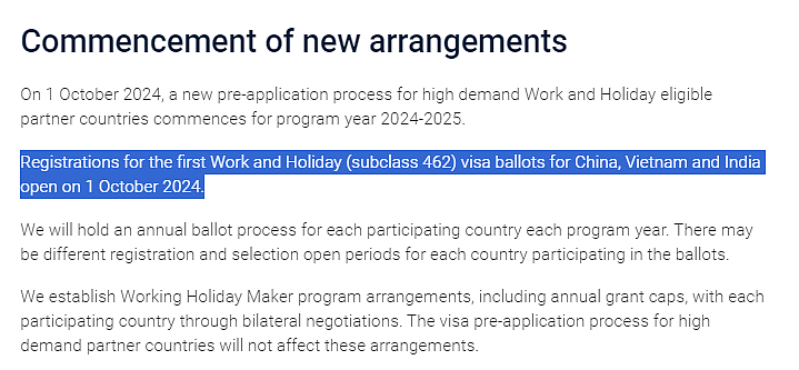 确定！澳洲打工度假签证10月1日对华开放申请，附申请攻略（组图） - 1