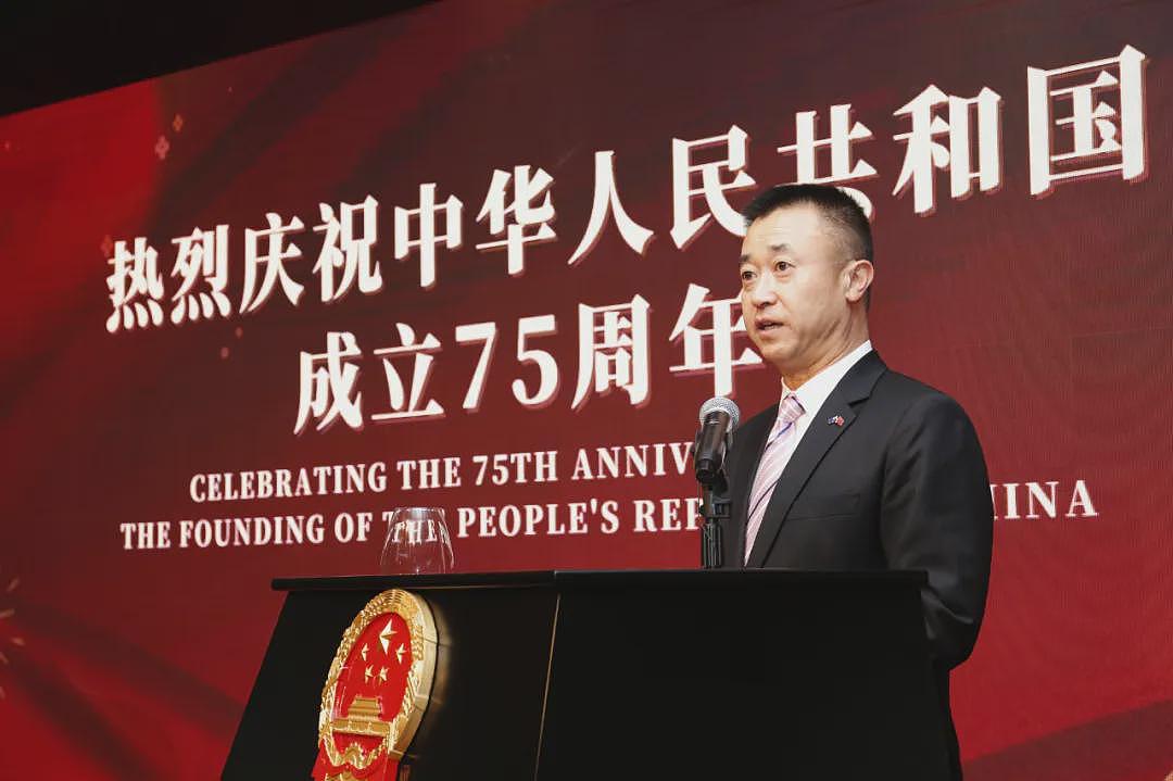 驻悉尼总领馆举办国庆75周年招待会（组图） - 1