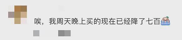 冲上热搜！价格大跳水，网友：买早了，亏到不敢看…（组图） - 3