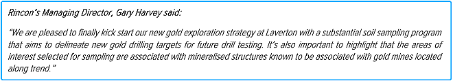 【异动股】Rincon Resources (ASX：RCR) 飙涨26%：西澳金矿区Laverton项目启动黄金勘探战略 - 3