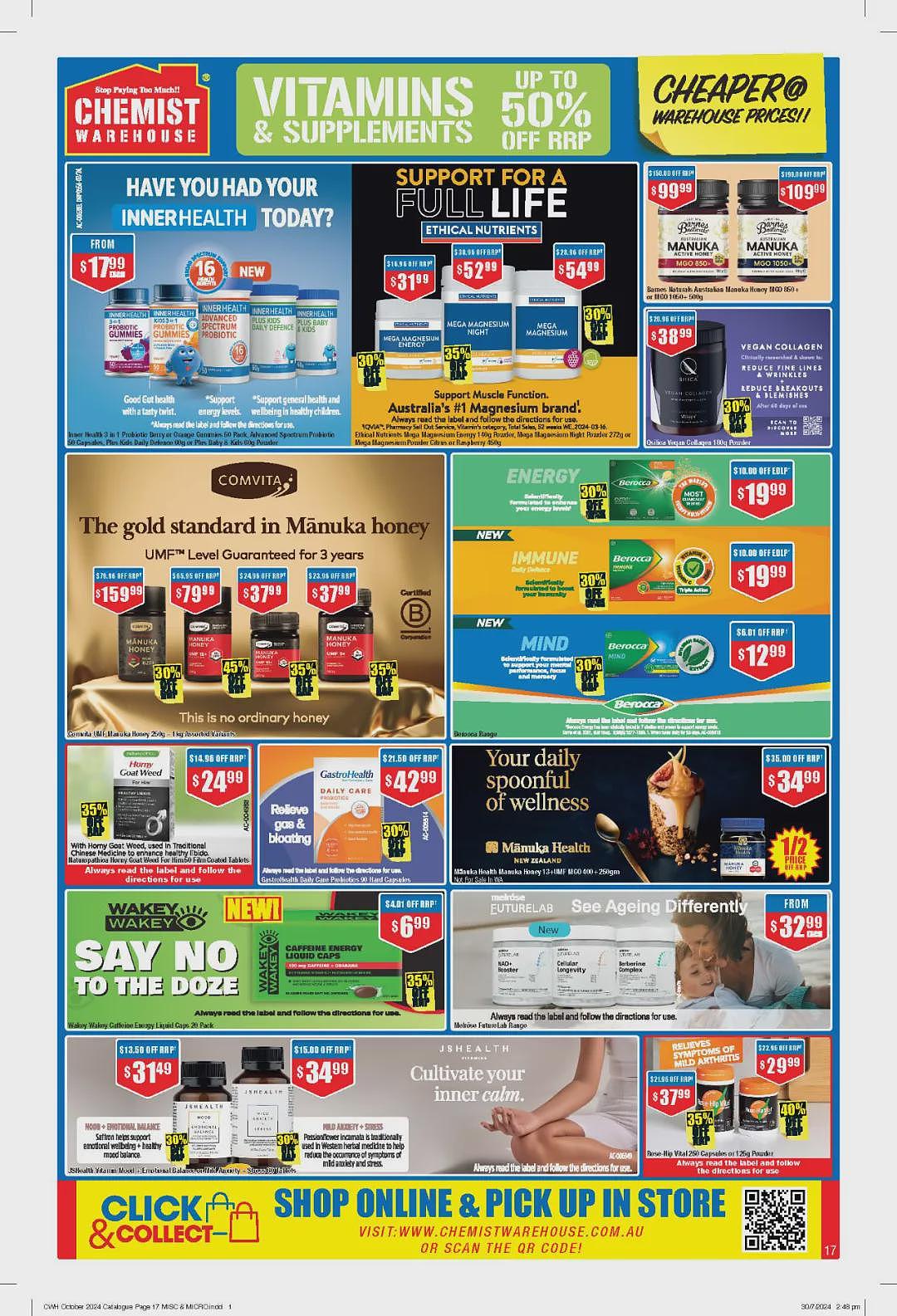 又逢良心周期！【Chemist Warehouse】药店 10月3日至16日优惠目录（组图） - 17