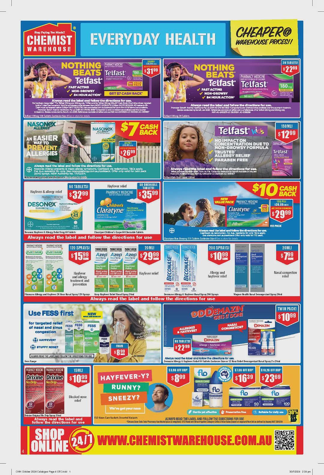 又逢良心周期！【Chemist Warehouse】药店 10月3日至16日优惠目录（组图） - 4