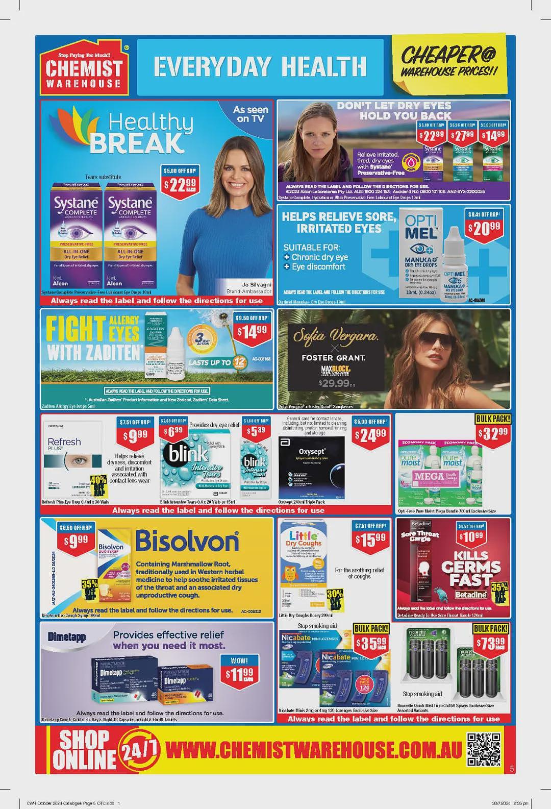 又逢良心周期！【Chemist Warehouse】药店 10月3日至16日优惠目录（组图） - 5